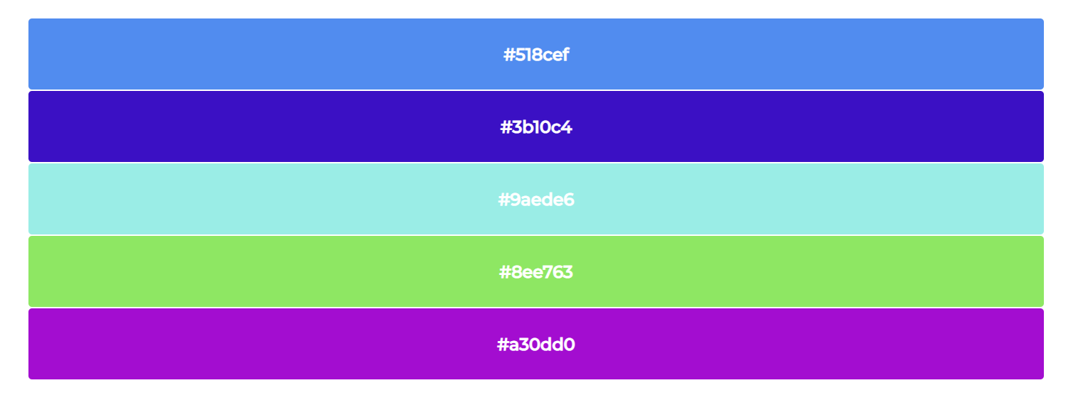 Hexadecimal colors