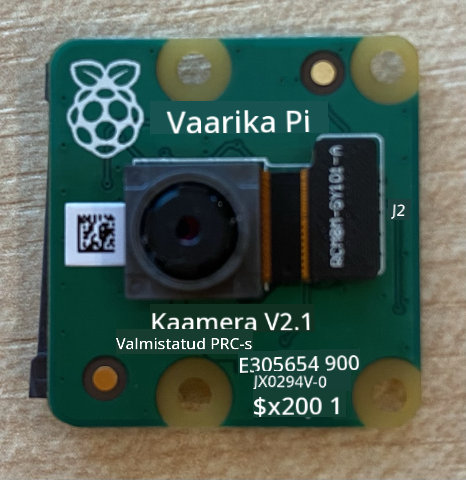Raspberry Pi kaamera