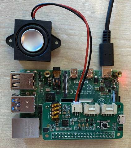 Raspberry Pi dengan ReSpeaker hat