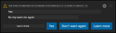 The notification