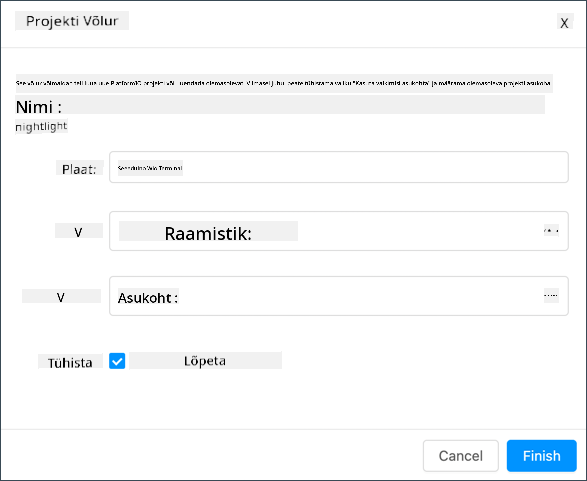 Valmis projektiviisard