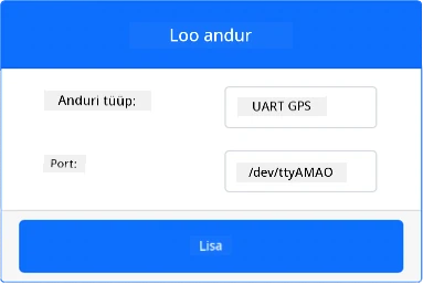 GPS-anduri seaded