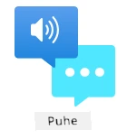 Puhepalvelun logo