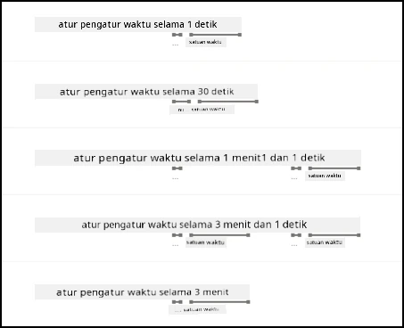 Contoh dengan angka dan satuan waktu yang digarisbawahi oleh LUIS