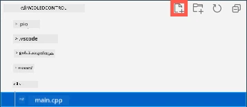 The new file button