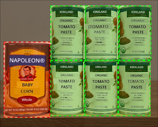 A rogue can of baby corn on the tomato paste shelf