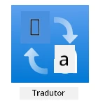 O logotipo do serviço de tradutor