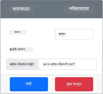 তৈরি করা ক্যামেরা