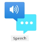 The speech service logo