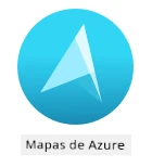El logotipo de Azure Maps