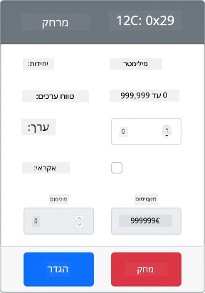 חיישן המרחק שנוצר