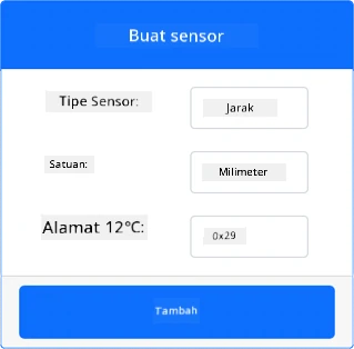 Pengaturan sensor jarak