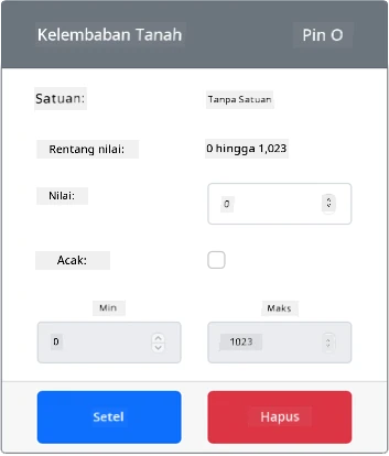 Sensor kelembapan tanah telah dibuat