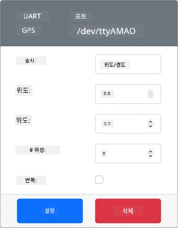 생성된 GPS 센서