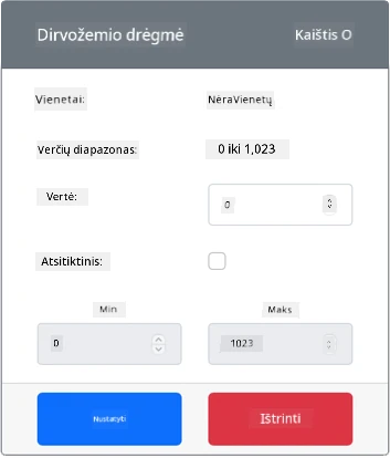 Sukurtas dirvožemio drėgmės jutiklis