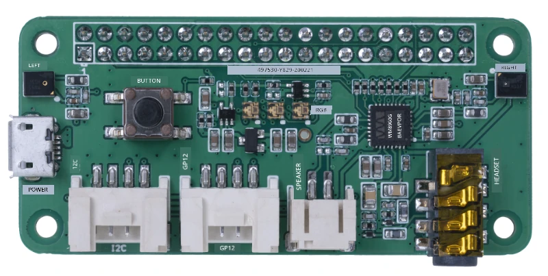 Di ReSpeaker 2-Mics Pi Hat