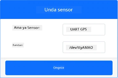 Mipangilio ya kihisi cha GPS