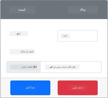 بنایا گیا کیمرہ