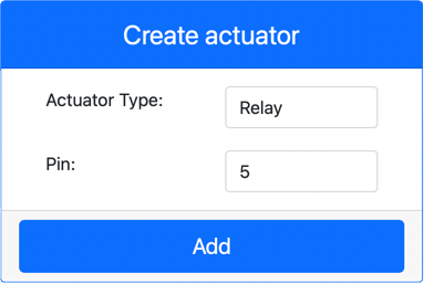 The relay settings