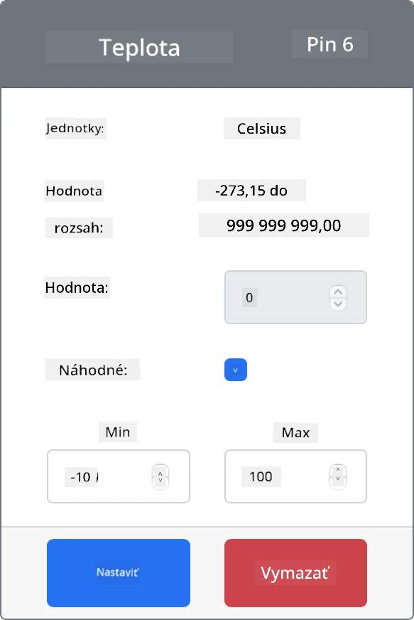 Zaškrtnite políčko náhodného výberu a nastavte rozsah