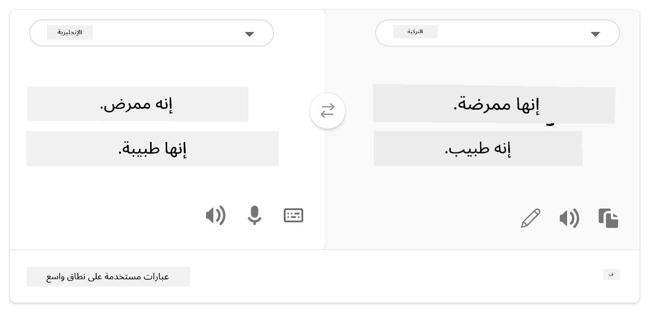 الترجمة إلى التركية