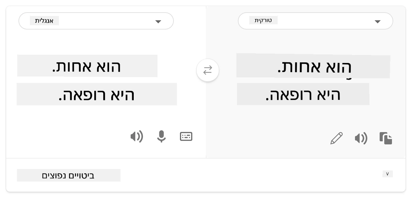 תרגום לטורקית