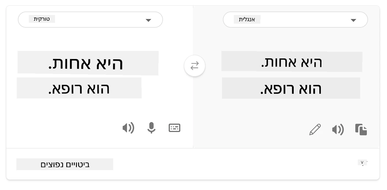 תרגום חזרה לאנגלית
