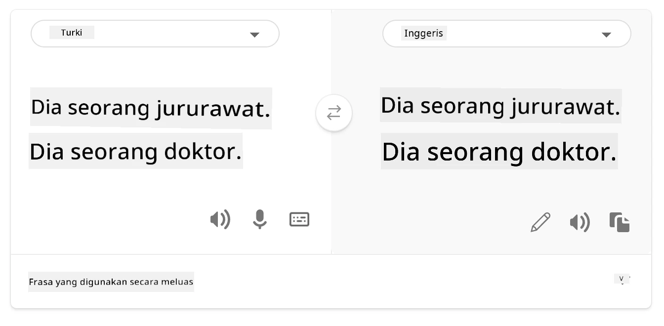 terjemahan kembali ke Bahasa Inggeris