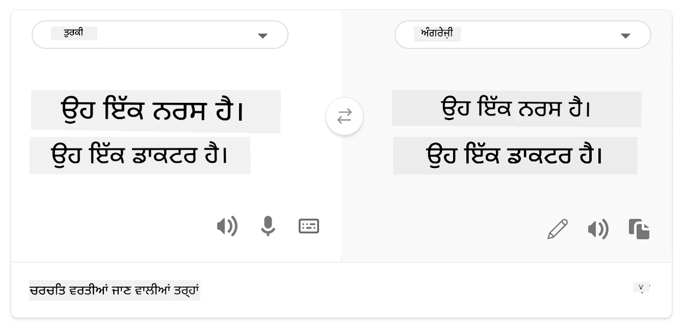 ਅੰਗਰੇਜ਼ੀ ਵਾਪਸ ਅਨੁਵਾਦ