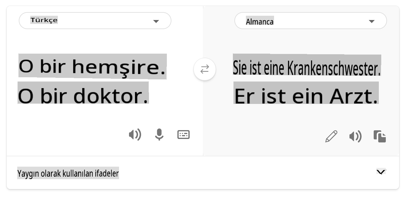 Übersetzung zurück ins Englische