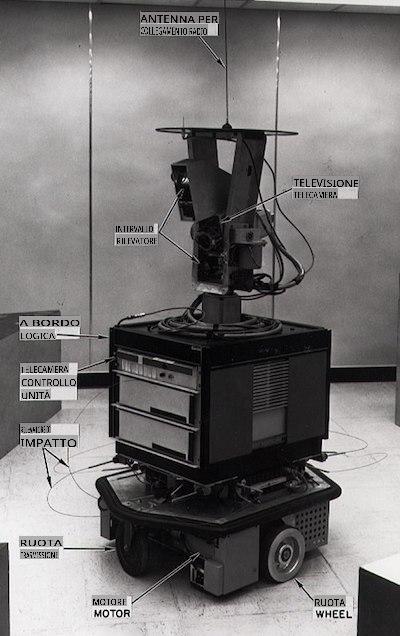 Shakey, un robot intelligente