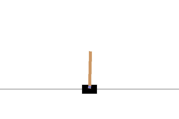 a balancing cartpole