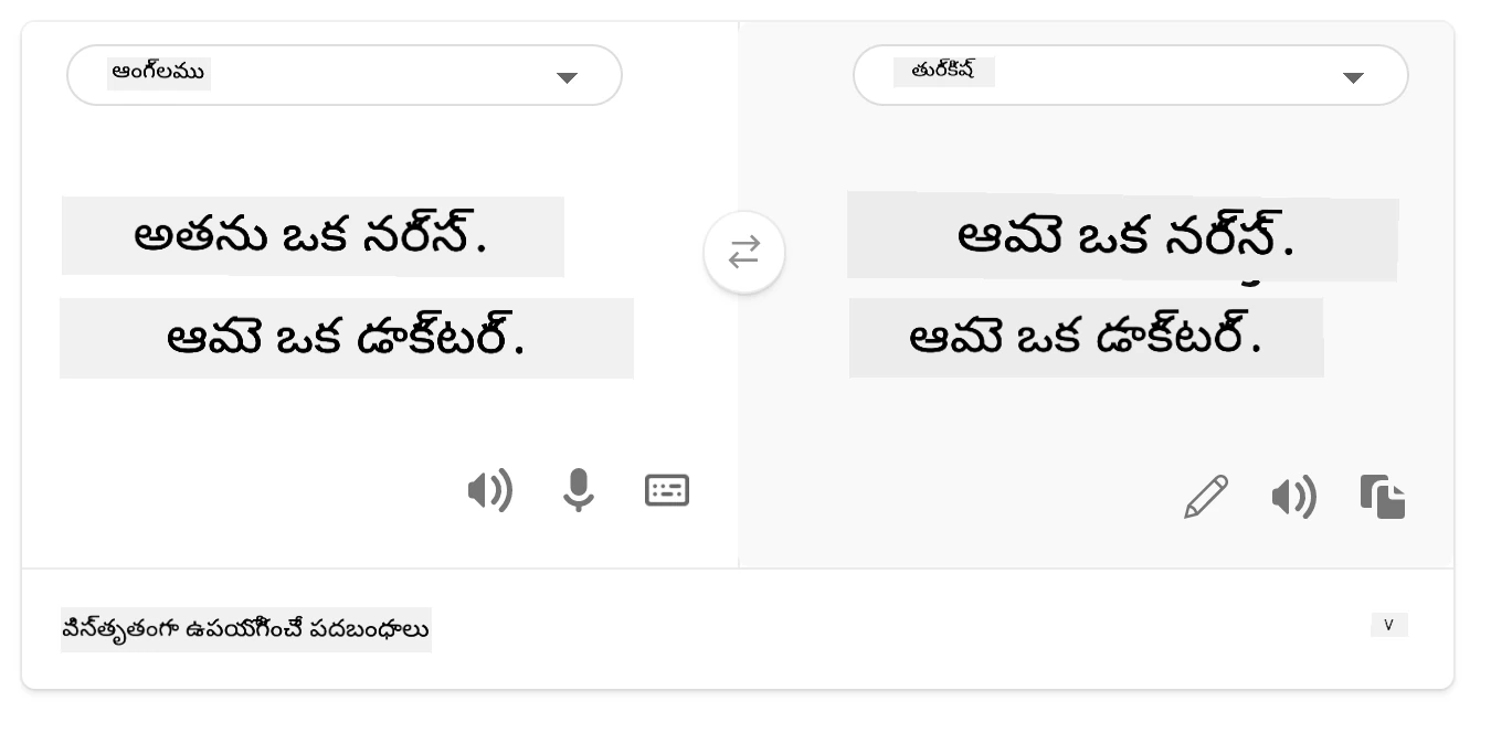 translation to Turkish