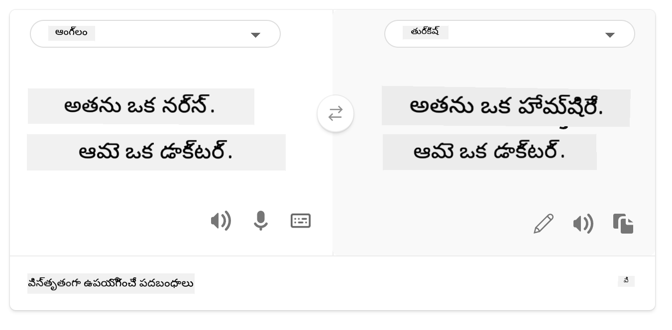 translation to Turkish