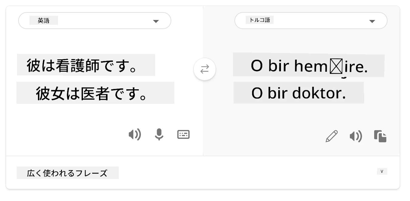 トルコ語への翻訳