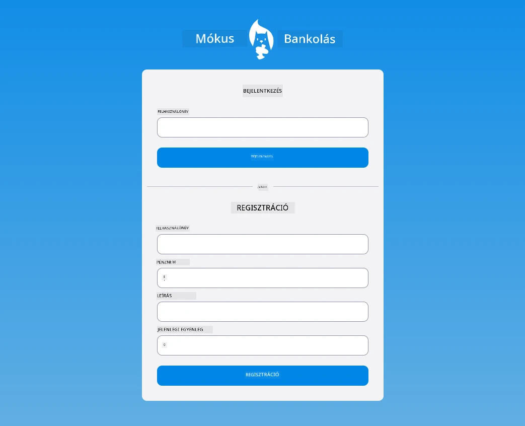 Screenshot of the login page after adding CSS styles
