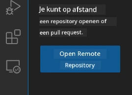 Open remote repository