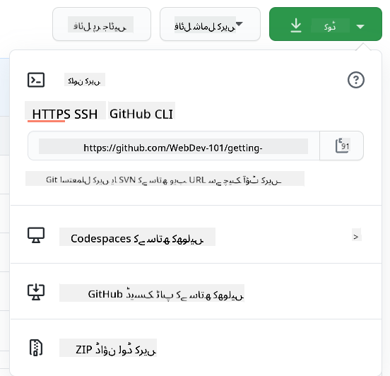 ریپو کو لوکل کاپی کریں