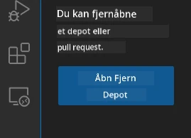 Open remote repository