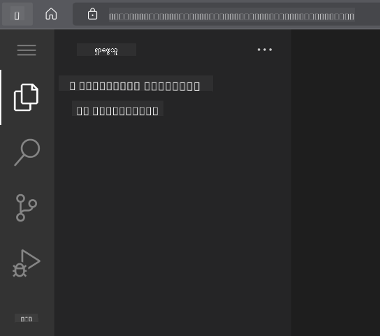 Project loaded in VSCode.dev