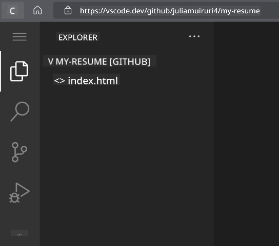 โปรเจกต์โหลดใน VSCode.dev