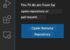 Open remote repository