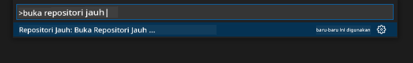 Menu Command Palette