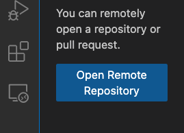 Open remote repository