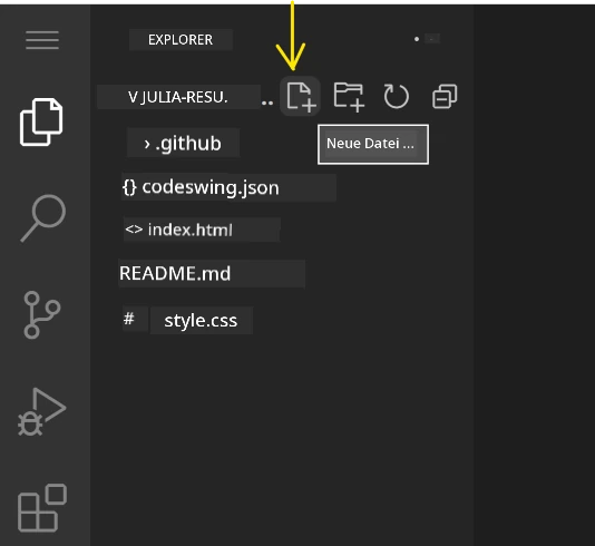 Neue Datei erstellen