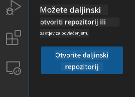 Open remote repository