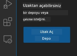Uzak depo aç