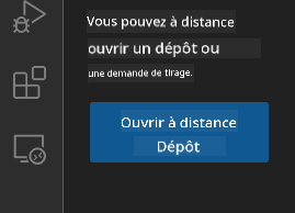 Ouvrir un dépôt distant