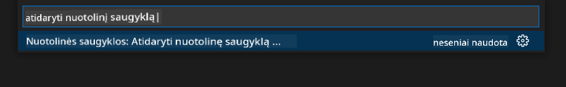 Komandų paletė