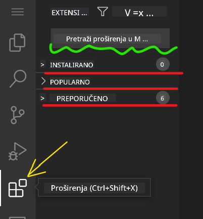 View extensions